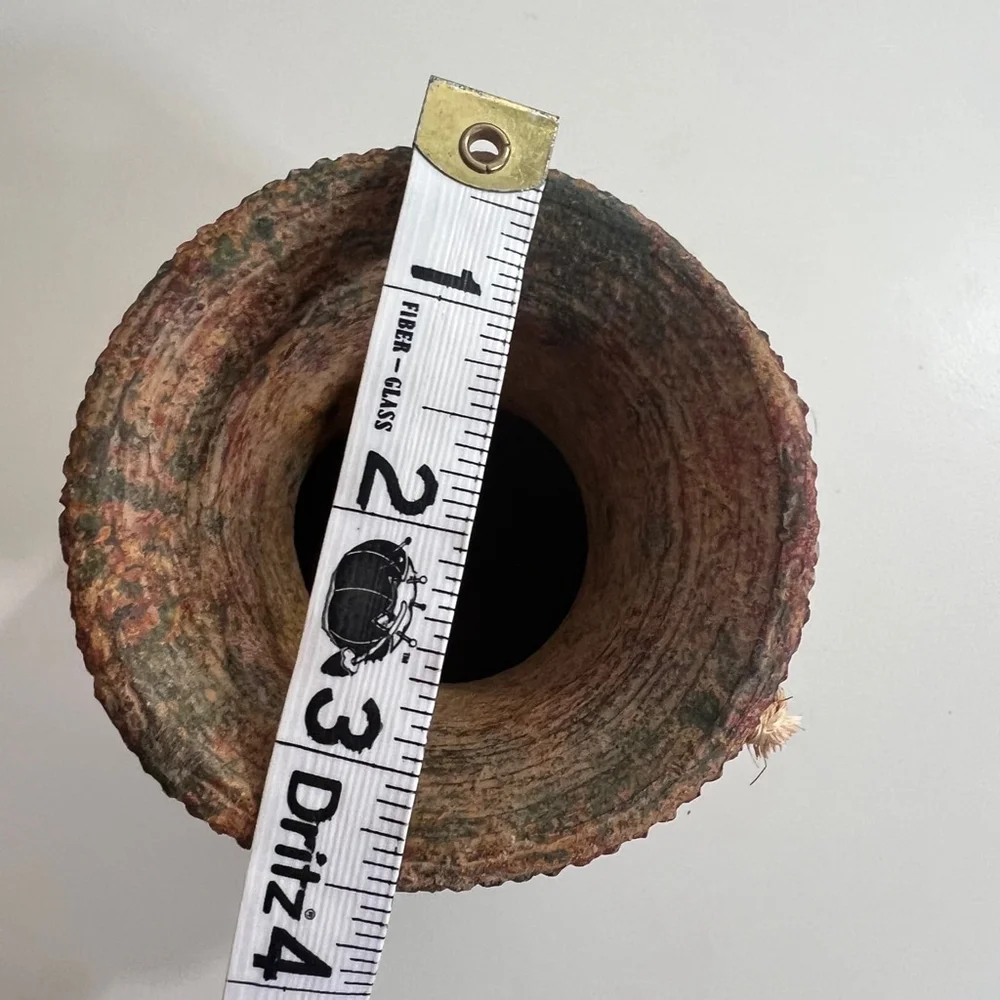 Vintage Unbranded Vase, pottery Home Decor, 5 inches, Brown‎ - Picture 9 of 10